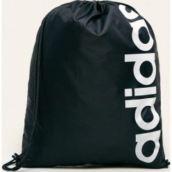 Adidas - Plecak. Niebieskie plecaki męskie Adidas, z nadrukiem, z poliesteru. Za 49,90 zł.