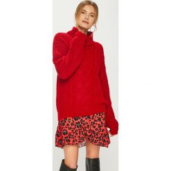 Answear - Sweter. Czerwone golfy damskie ANSWEAR, m, z dzianiny. Za 119,90 zł.
