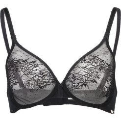 Biustonosze bardotka: Gossard GLOSSIES MOULDED Biustonosz z fiszbiną black