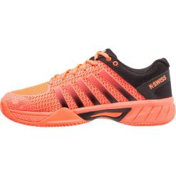 KSWISS EXPRESS LIGHT HB Obuwie do tenisa Outdoor neon blaze/black. Czerwone buty trekkingowe męskie marki K-SWISS, z gumy, outdoorowe. W wyprzedaży za 367,20 zł.