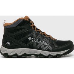 Columbia - Buty Peakfreak. Czarne buty trekkingowe męskie Columbia, z gumy, na sznurówki, outdoorowe. Za 549,90 zł.
