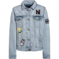 GAP GIRLS ITEMSEMOJI Kurtka jeansowa denim. Niebieskie kurtki chłopięce marki GAP, z bawełny. Za 239,00 zł.