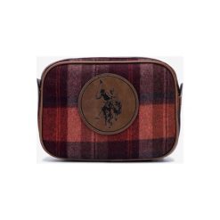U.S. Polo Assn Newburgh Cross body bag Czerwony Brązowy. Czerwone torebki klasyczne damskie U.S. Polo Assn., w paski, z wełny, bez dodatków. Za 326,95 zł.