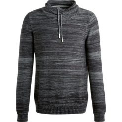 Swetry klasyczne męskie: Teddy Smith PEXER Sweter black melange