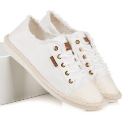 Sznurowane trampki espadryle MADALYN. Szare trampki i tenisówki damskie marki SEASTAR. Za 79,90 zł.