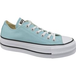 Converse Chuck Taylor All Star Lift 560687C 41 Błękitne. Niebieskie buty sportowe damskie Converse, bez wzorów, z tkaniny, sportowe. W wyprzedaży za 269,99 zł.