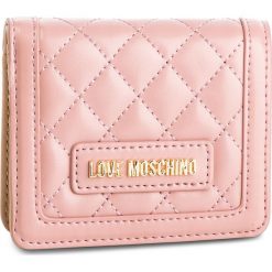 Mały Portfel Damski LOVE MOSCHINO - JC5614PP17LA0600 Rosa. Różowe portfele damskie Love Moschino, bez wzorów, ze skóry ekologicznej. W wyprzedaży za 269,00 zł.