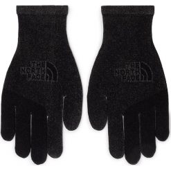 Rękawiczki Męskie THE NORTH FACE - Etip Knit T93M5LJK3 Tnf Black. Czarne rękawiczki męskie The North Face, bez wzorów, z elastanu. W wyprzedaży za 99,00 zł.