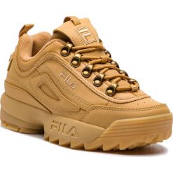 Sneakersy FILA - Disruptor Clay Low Wmn 1010535.EDU Chipmunk. Pomarańczowe półbuty damskie Fila, ze skóry. W wyprzedaży za 489,00 zł.