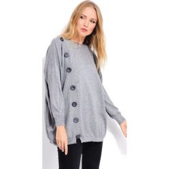 FILLE DU COUTURIER sweter damski Bethanie 36 szary. Szare swetry damskie Fille Du Couturier, bez wzorów, z materiału, z długim rękawem, długie, bez kaptura. W wyprzedaży za 228,00 zł.