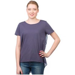 Mustang T-Shirt Damski S Fioletowy. Fioletowe koszulki damskie Mustang, s, bez wzorów, bez kołnierzyka. W wyprzedaży za 95,00 zł.
