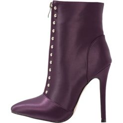 Botki damskie: RAID NICOLA Botki na obcasie purple