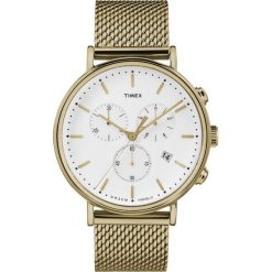 Timex - Zegarek TW2R27200. Żółte zegarki damskie Timex, ze stali. W wyprzedaży za 539,90 zł.
