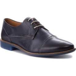 Półbuty GINO ROSSI - Foster MPV118-233-XB00-5700-0 59. Niebieskie buty wizytowe męskie Gino Rossi, bez wzorów, ze skóry, eleganckie, bez zapięcia. W wyprzedaży za 229,00 zł.