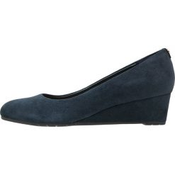 Czółenka: Clarks VENDRA BLOOM Czółenka na koturnie navy