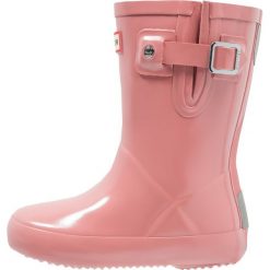 Buty zimowe damskie: Hunter KIDS FLAT SOLE GLOSS Kalosze pale rose