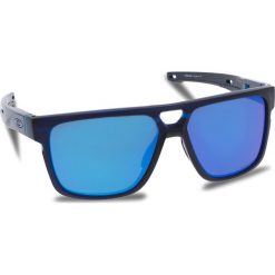 Okulary przeciwsłoneczne OAKLEY - Crossrange Patch OO9382-0360 Matte Translucent Blue/Prizm Sapphire Iridium. Niebieskie okulary przeciwsłoneczne męskie wayfarery Oakley, z tworzywa sztucznego. W wyprzedaży za 579,00 zł.