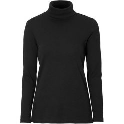 Cellbes Bawełniana bluzka z golfem w prążek. czarny female czarny 38/40. Czarne golfy damskie Cellbes, bez wzorów, z bawełny, z długim rękawem. Za 89,00 zł.
