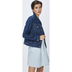 Levi's - Kurtka Original Trucker. Niebieskie kurtki damskie Levi's®, s, bez wzorów, z bawełny, krótkie. W wyprzedaży za 299,90 zł.
