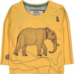 Koszulka "Save Me" w kolorze żółtym. Żółte t-shirty chłopięce z długim rękawem 4FunkyFlavours Kids, z nadrukiem. W wyprzedaży za 72,95 zł.
