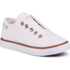 Tenisówki GEOX - J Ciak G. C J0204C 000DS C1000 M White. Białe trampki dziewczęce Geox, bez wzorów, z gumy, bez zapięcia. Za 219,00 zł.
