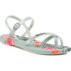 Sandały IPANEMA - Fashion Sand VIII 82766 Green/Green 20770. Zielone klapki damskie Ipanema, bez wzorów, z tworzywa sztucznego, bez obcasa. Za 99,99 zł.