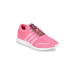 Buty Dziecko adidas LOS ANGELES J. Różowe trampki dziewczęce Adidas, bez wzorów, bez zapięcia. Za 247,20 zł.