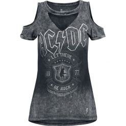 AC/DC EMP Signature Collection Koszulka damska szary. Szare bluzki z odkrytymi ramionami marki AC/DC, xl, z nadrukiem, vintage. Za 144,90 zł.