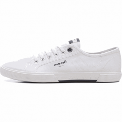 Pepe Jeans tenisówki męskie Aberman Smart PMS30625 41 białe. Białe trampki męskie Pepe Jeans, bez wzorów, z bawełny, bez zapięcia. Za 219,00 zł.