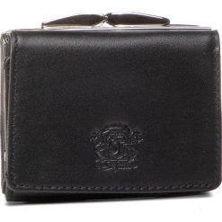 Mały Portfel Damski STEFANIA - 016D/CIE Czarny. Czarne portfele damskie Stefania, bez wzorów, ze skóry. Za 149,00 zł.