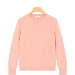 Kaszmirowy sweter w kolorze różowym. Różowe swetry damskie Rodier, z kaszmiru, klasyczne. W wyprzedaży za 342,95 zł.
