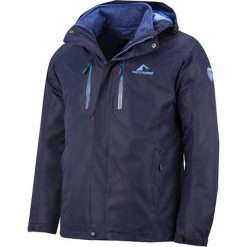 Kurtka funkcyjna 3w1 "Hverfjall" w kolorze granatowym. Niebieskie kurtki sportowe męskie Westfjord, s, z polaru. W wyprzedaży za 282,95 zł.
