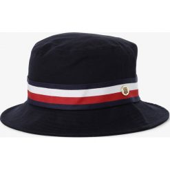 Tommy Hilfiger - Kapelusz damski, niebieski. Niebieskie kapelusze damskie TOMMY HILFIGER, bez wzorów, eleganckie. Za 179,95 zł.