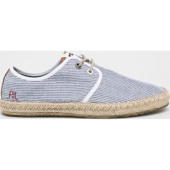 Pepe Jeans - Espadryle. Niebieskie espadryle męskie z jeansu. W wyprzedaży za 199,90 zł.