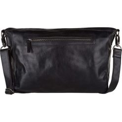 Skórzana torebka "Lexington" w kolorze czarnym - 37 x 31 x 6 cm. Czarne torby na laptopa Cowboys Bags & Belts, w paski, ze skóry. W wyprzedaży za 260,95 zł.