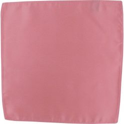 Elegancka, Męska Poszetka - ALTIES - Róż Pudrowy POSZALTTANIA0069. Różowe poszetki męskie Alties, bez wzorów, z materiału, eleganckie. Za 16,90 zł.