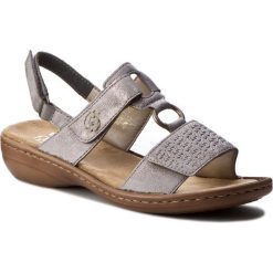 Rzymianki damskie: Sandały RIEKER - 60887-40 Grey