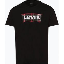 Levi's - T-shirt męski, czarny. Czarne t-shirty męskie Levi's®, s, z nadrukiem, eleganckie, bez kołnierzyka. Za 99,95 zł.