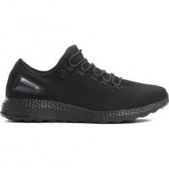 Czarne Buty Sportowe The Good Side. Czarne halówki męskie Born2be, z materiału, na sznurówki. Za 89,99 zł.
