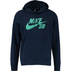 Bejsbolówki męskie: Nike SB ICON Bluza z kapturem obsidian/neptune green