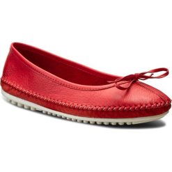 Półbuty LASOCKI - F361 Czerwony. Czerwone półbuty damskie marki Lasocki, na co dzień, bez wzorów, ze skóry, bez obcasa, na płaskiej podeszwie, bez zapięcia. Za 99,99 zł.
