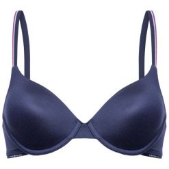Biustonosz z fiszbiną TOMMY HILFIGER 1387906063. Niebieskie biustonosze TOMMY HILFIGER, bez wzorów, z elastanu. W wyprzedaży za 159,00 zł.