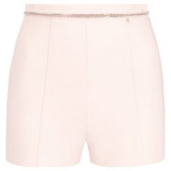 Szorty materiałowe Elisabetta Franchi SH-028-92E2-V209. Różowe szorty damskie Elisabetta Franchi, bez wzorów, z wiskozy. W wyprzedaży za 489,00 zł.