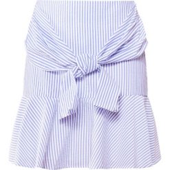 Club Monaco RACTOR SKIRT Spódnica trapezowa navy/white. Niebieskie spódniczki damskie marki Club Monaco, bez wzorów, z bawełny, trapezowe. Za 569,00 zł.