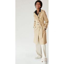 Mango - Trencz Polana. Szare kurtki damskie Mango, m, w paski, z elastanu. Za 299,99 zł.