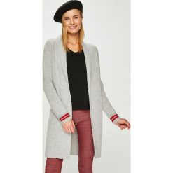 Answear - Kardigan. Szare swetry damskie ANSWEAR, s, bez wzorów, z dzianiny, bez rękawów, bez kaptura. W wyprzedaży za 49,90 zł.