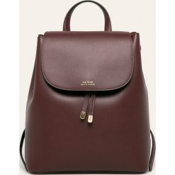 Lauren Ralph Lauren - Plecak skórzany. Brązowe plecaki damskie Lauren Ralph Lauren, bez wzorów, ze skóry, eleganckie. W wyprzedaży za 799,90 zł.