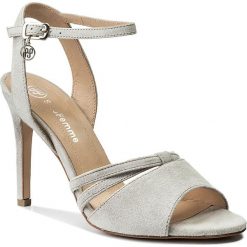 Sandały SOLO FEMME - 26484-53-G15/000-07-00 Jasny Szary. Szare klapki damskie Solo Femme, bez wzorów, ze skóry, bez obcasa, na obcasie. W wyprzedaży za 209,00 zł.