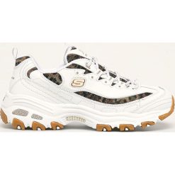 Skechers - Buty. Białe buty sportowe damskie Skechers, z materiału, sportowe. W wyprzedaży za 199,90 zł.