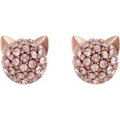 Karl Lagerfeld - Kolczyki. Żółte kolczyki damskie KARL LAGERFELD, z kryształem, metalowe. Za 299,90 zł.